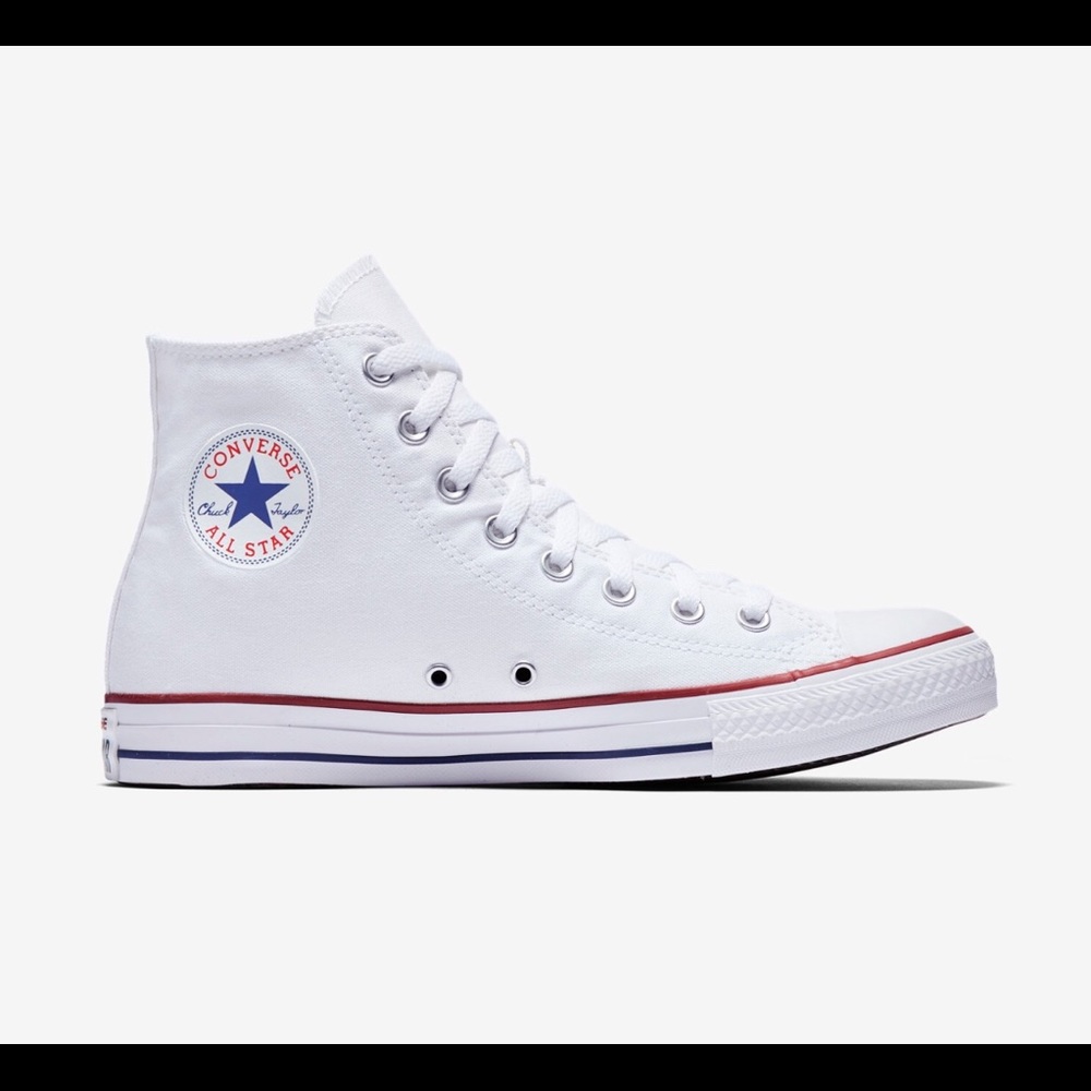 Converse White Hightop (Women’s size 6)
